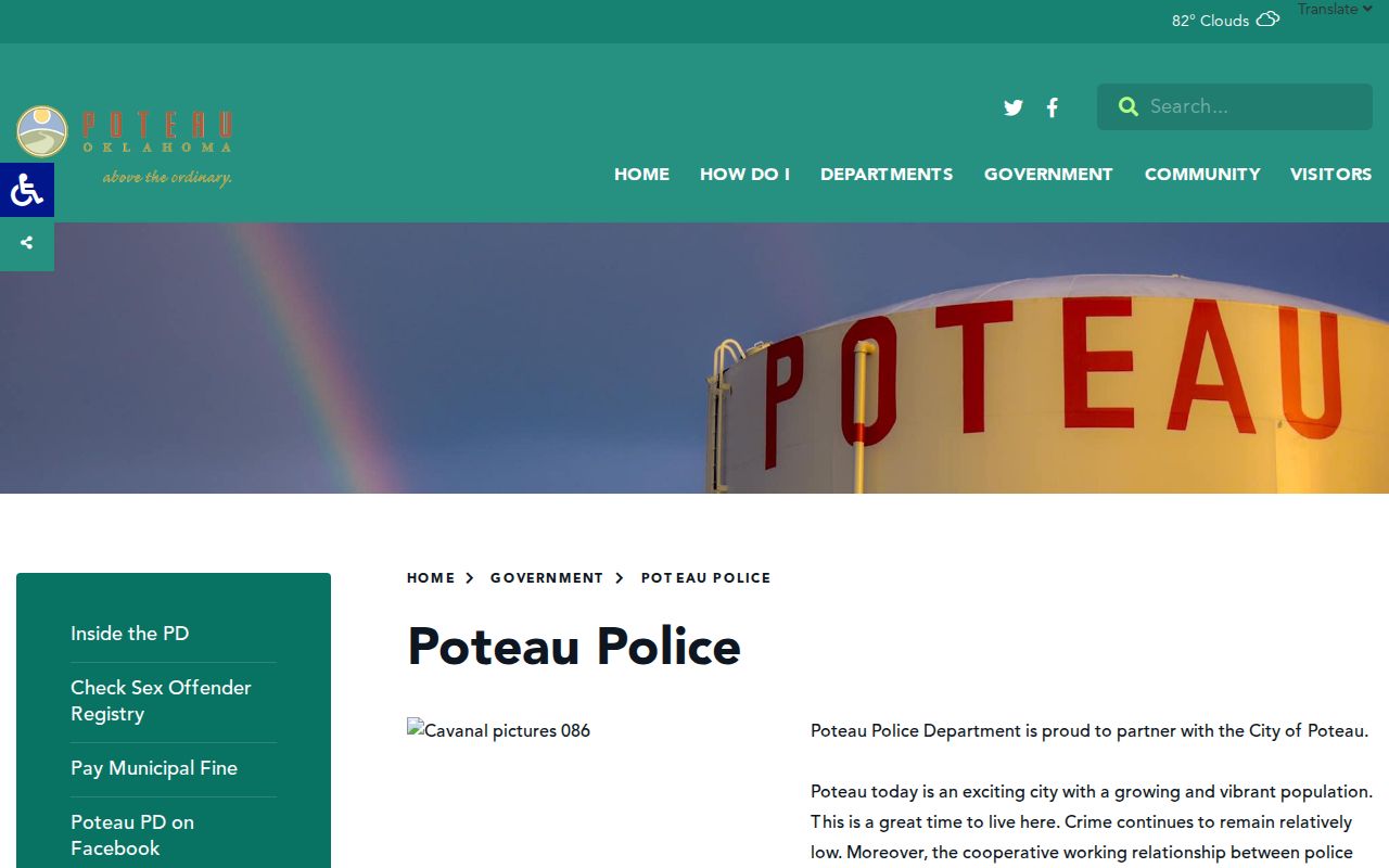 LeFlore County Poteau Police public-record contact source